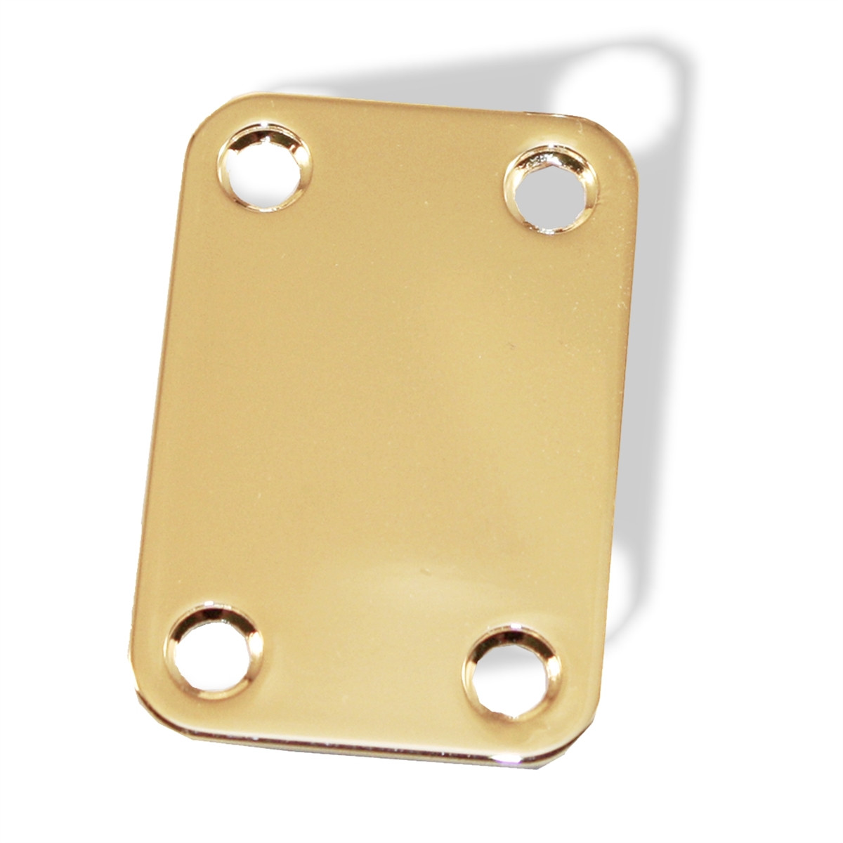 Neck Plate Electric 1 3/4 x 2 1/2 Medium Wide Gold